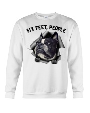 Boston Terrier 6 Feet People Face Mask Crewneck Sweatshirt tile