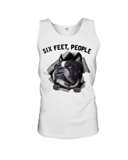 Boston Terrier 6 Feet People Face Mask Unisex Tank tile