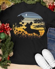 Dachshund Sunset Classic T-Shirt apparel-classic-tshirt-lifestyle-front-82