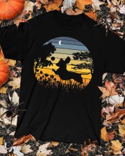 Dachshund Sunset Classic T-Shirt custom-t-shirts-classic-lifestyle-front-320