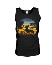 Dachshund Sunset Unisex Tank tile