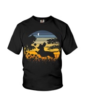Dachshund Sunset Youth T-Shirt tile
