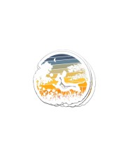 Dachshund Sunset Sticker tile