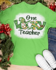 Teacher One Lucky Teacher Classic T-Shirt apparel-classic-tshirt-lifestyle-front-82