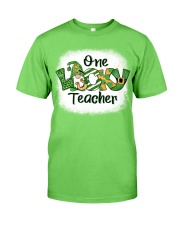 Teacher One Lucky Teacher Classic T-Shirt front