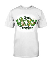 Teacher One Lucky Teacher Classic T-Shirt tile