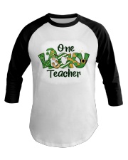 Teacher One Lucky Teacher Baseball Tee tile