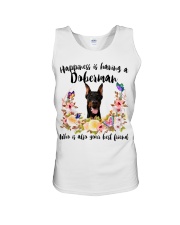 Doberman Also Your Best Friend Unisex Tank tile