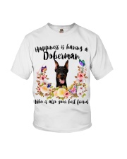 Doberman Also Your Best Friend Youth T-Shirt tile
