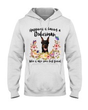 Doberman Also Your Best Friend Hooded Sweatshirt tile
