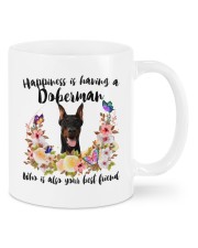 Doberman Also Your Best Friend Mugs tile