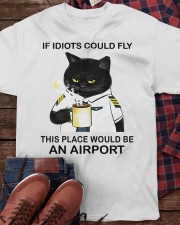 Pilot If Idiots Could Fly Classic T-Shirt apparel-classic-tshirt-lifestyle-front-270