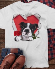 Boston Terrier Valentine Classic T-Shirt apparel-classic-tshirt-lifestyle-front-270
