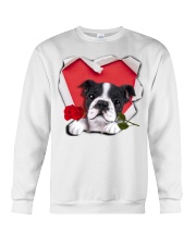 Boston Terrier Valentine Crewneck Sweatshirt tile