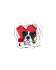 Boston Terrier Valentine Sticker tile