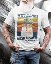 Pot Head Here I Am Classic T-Shirt apparel-classic-tshirt-lifestyle-front-265