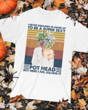 Pot Head Here I Am Classic T-Shirt custom-t-shirts-classic-lifestyle-front-320