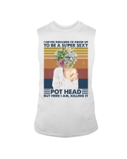 Pot Head Here I Am Sleeveless Tee tile