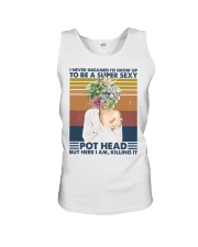 Pot Head Here I Am Unisex Tank tile