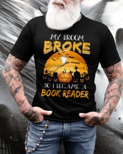 My Broom Broke So I Become A Book Reader Classic T-Shirt apparel-classic-tshirt-lifestyle-front-265