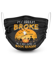 My Broom Broke So I Become A Book Reader Masks tile
