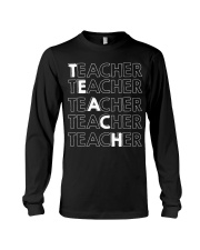 Teacher Teacher Teacher Long Sleeve Tee tile