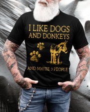 I Like Dog And - Donkeys Classic T-Shirt apparel-classic-tshirt-lifestyle-front-265