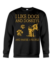 I Like Dog And - Donkeys Crewneck Sweatshirt tile