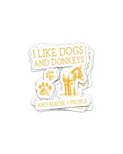 I Like Dog And - Donkeys Sticker tile
