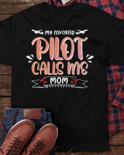 Pilot Calls Me Mom Classic T-Shirt apparel-classic-tshirt-lifestyle-front-270