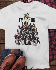 Full Of Boston Terriers I'm Ok - For Boston Terrier Lover Classic T-Shirt apparel-classic-tshirt-lifestyle-front-270