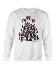 Full Of Boston Terriers I'm Ok - For Boston Terrier Lover Crewneck Sweatshirt tile