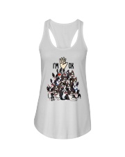 Full Of Boston Terriers I'm Ok - For Boston Terrier Lover Ladies Flowy Tank tile