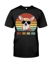 Chihuahua Best Dog Dad Ever Classic T-Shirt front