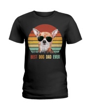 Chihuahua Best Dog Dad Ever Ladies T-Shirt tile