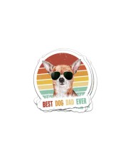 Chihuahua Best Dog Dad Ever Sticker tile
