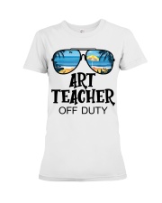 Art Teacher Premium Fit Ladies Tee tile