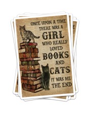 Books And Cats Sticker tile