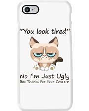 You Look Tired No I’m Just Ugly But Thanks For Your Concern Funny Phone Case tile