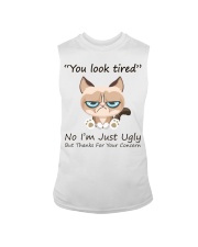 You Look Tired No I’m Just Ugly But Thanks For Your Concern Funny Sleeveless Tee tile