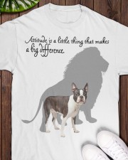Boston Terrier Lion Classic T-Shirt apparel-classic-tshirt-lifestyle-front-160