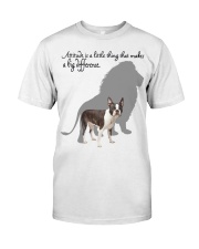 Boston Terrier Lion Classic T-Shirt front