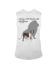 Boston Terrier Lion Sleeveless Tee tile