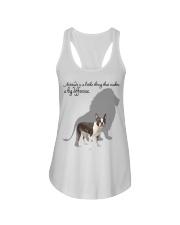 Boston Terrier Lion Ladies Flowy Tank tile