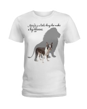 Boston Terrier Lion Ladies T-Shirt tile