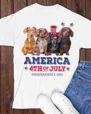 Dachshund 4th Of July Classic T-Shirt apparel-classic-tshirt-lifestyle-front-158