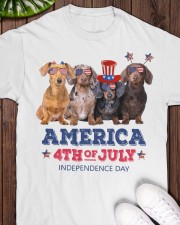 Dachshund 4th Of July Classic T-Shirt apparel-classic-tshirt-lifestyle-front-160