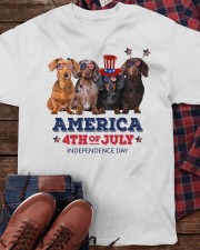 Dachshund 4th Of July Classic T-Shirt apparel-classic-tshirt-lifestyle-front-270