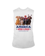 Dachshund 4th Of July Sleeveless Tee tile