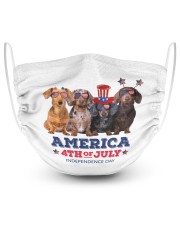 Dachshund 4th Of July Masks tile